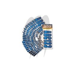 Kit immatriculation, CARBONE BLEU ( 146 pieces )