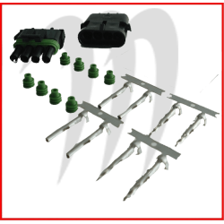 MSD. Kit Connecteur Electrique Male et Femelle (4 fils)