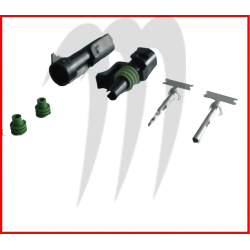 Kit connecteur electrique male et femelle (1fil)