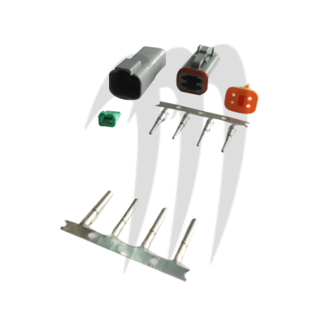 Connecteur étanche Deutsch gris 4 broches MSD