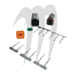 Connecteur étanche Deutsch gris 6 broches MSD