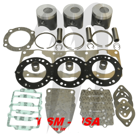 Kit pistons platinum Kawasaki ULTRA 130 DI / STX DI (Cote +0.25mm)