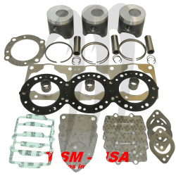 Kit pistons platinum Kawasaki ULTRA 130 DI / STX DI (Cote +1mm)