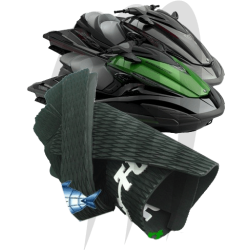 HYDRO-TURF. Kit Tapis Prédécoupé FZS/ FZR (2009-2013)