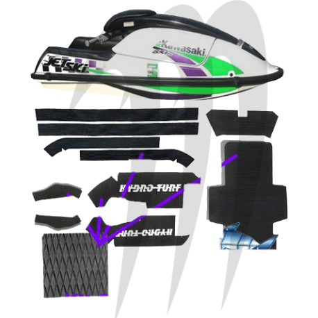 Tapis Freestyle sans cale pieds 750SX/750 SXI Hydro-Turf