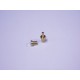 Kit bouchon mâle en laiton, 2 pièces