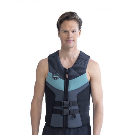 Segmented Vest Men Graphite Grey
